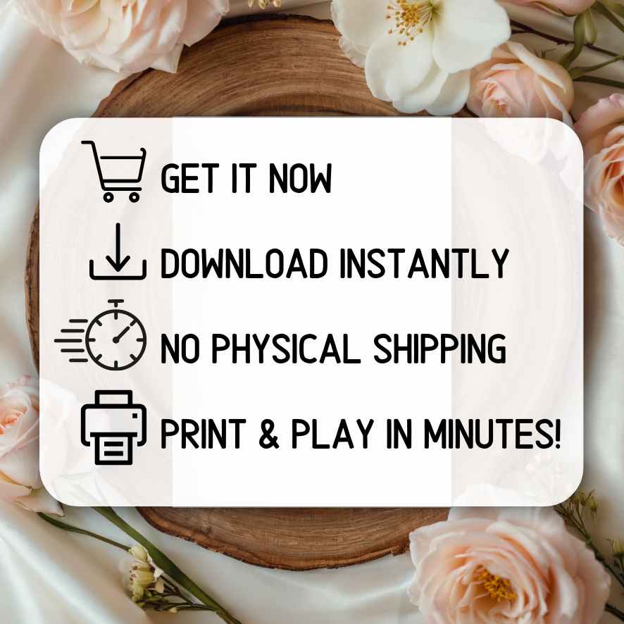 wedding bingo cards