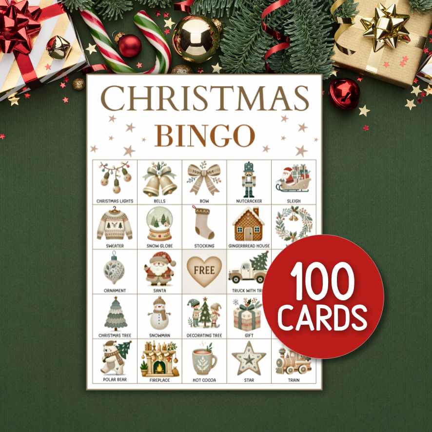 christmas bingo boho style
