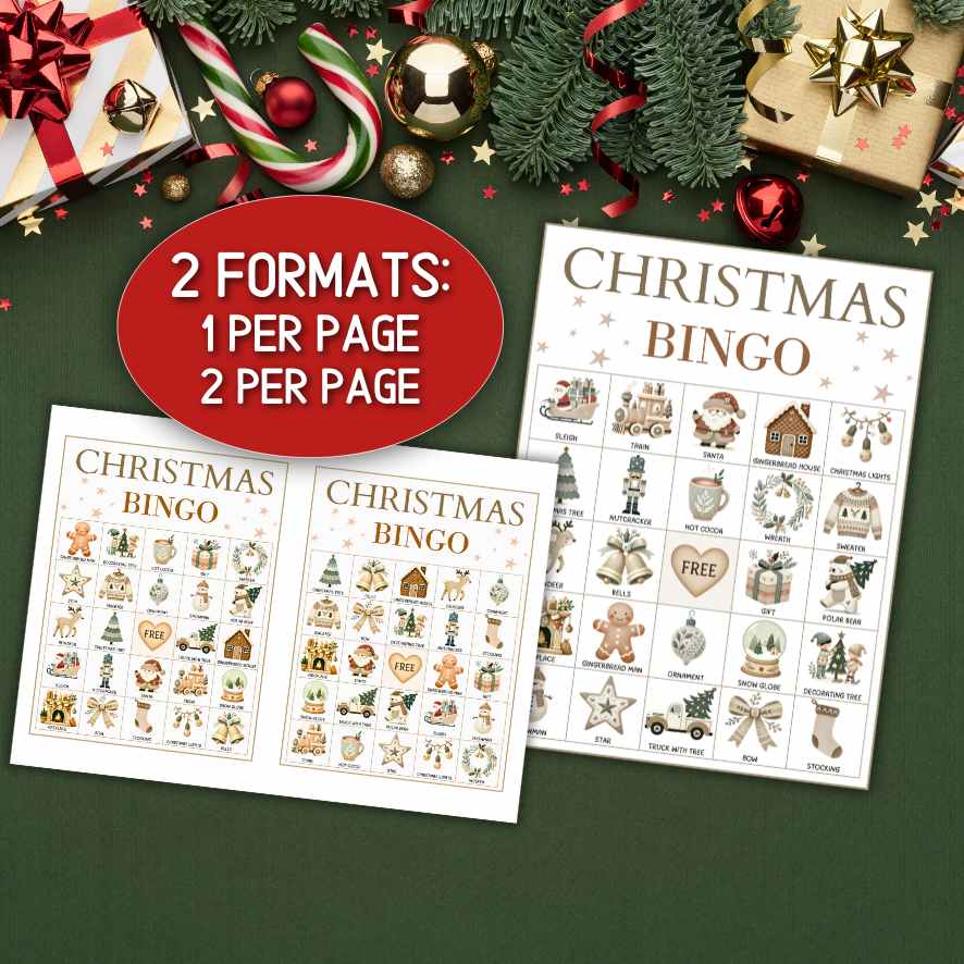 christmas bingo for work