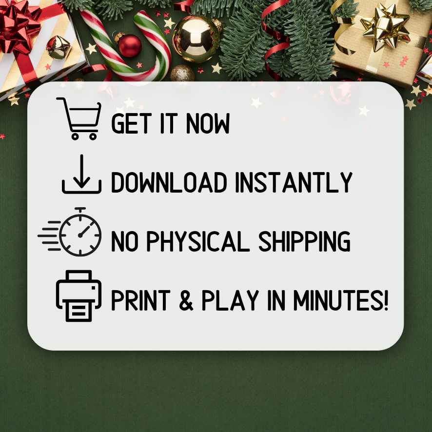 100 christmas bingo cards