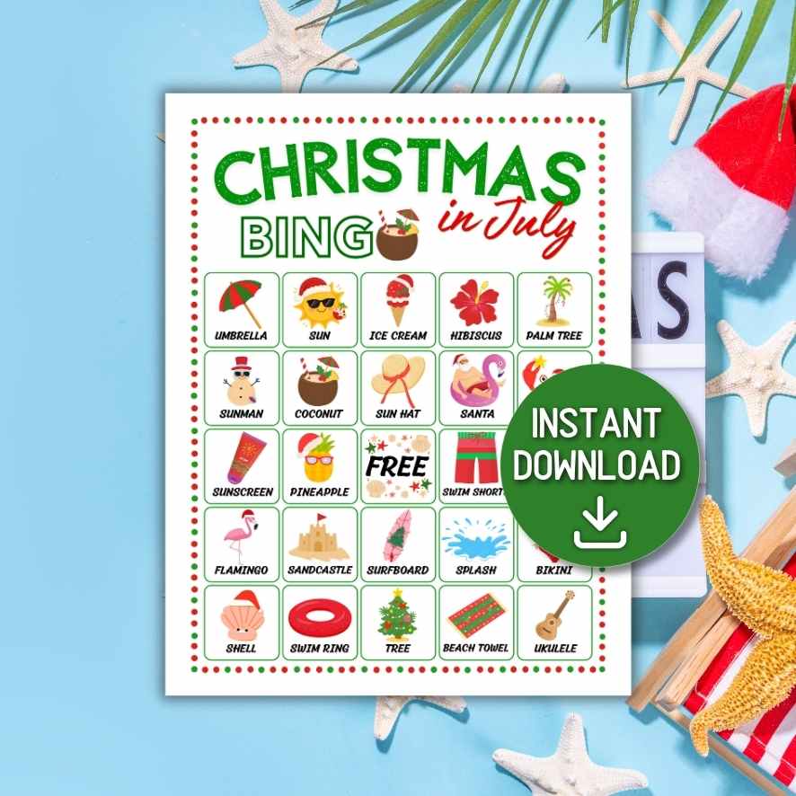 family bingo cards