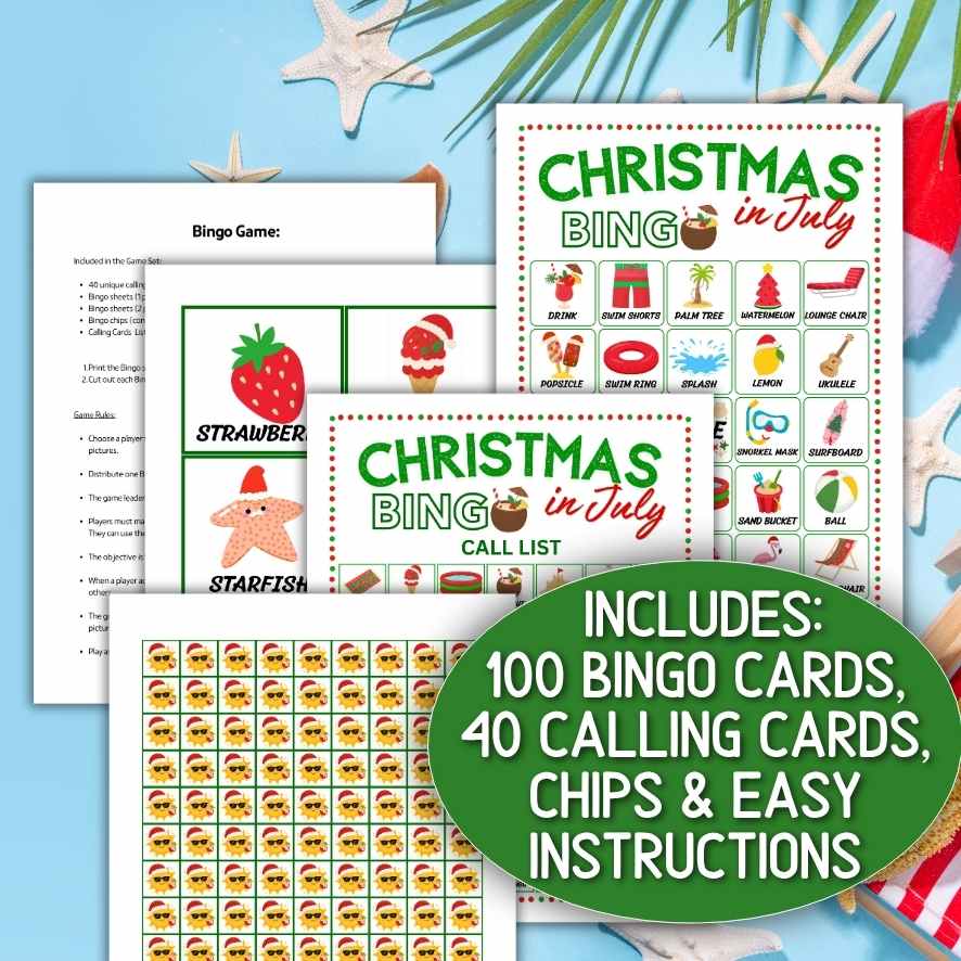 summer christmas games