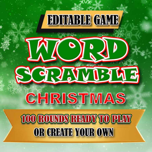 christmas word scramble powerpoint