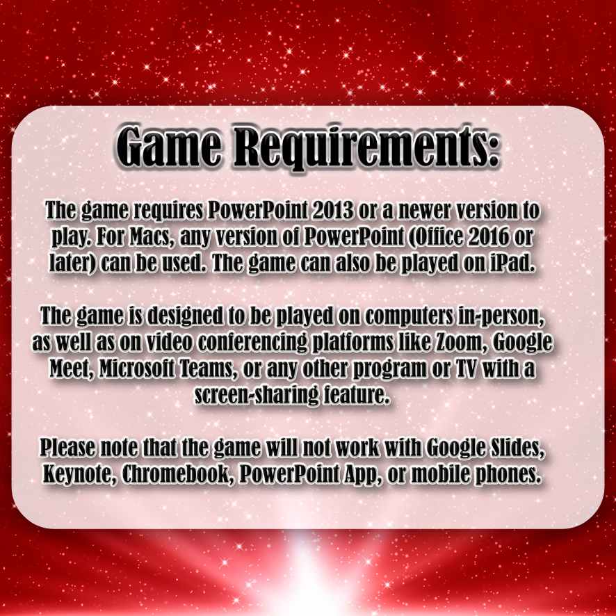 Christmas Party Game