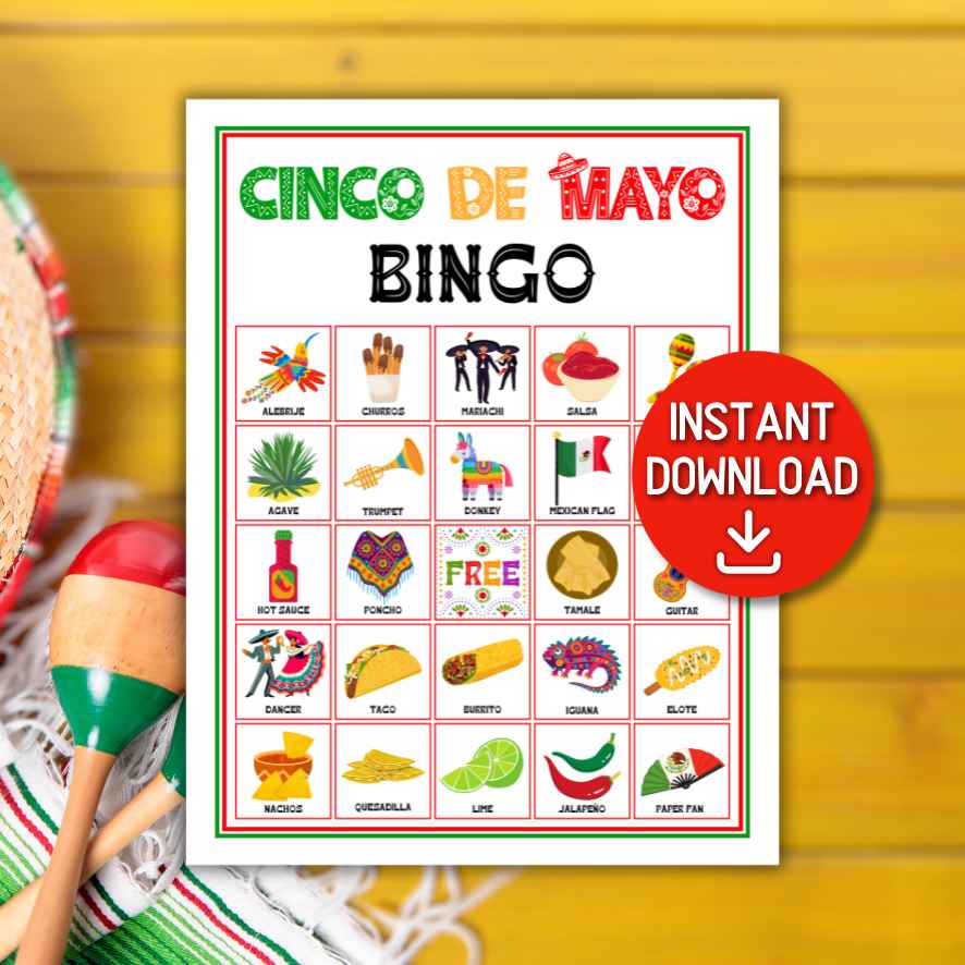 Mexican Bingo Cards