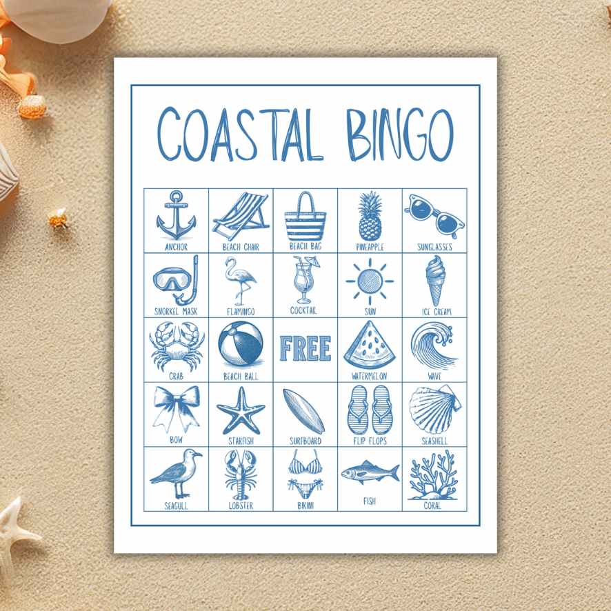 summer bingo cards