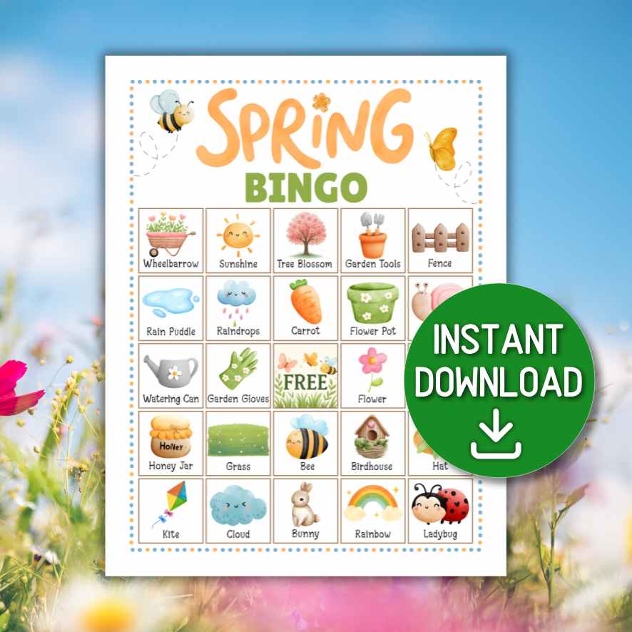 April bingo cards