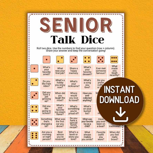 conversation dice game