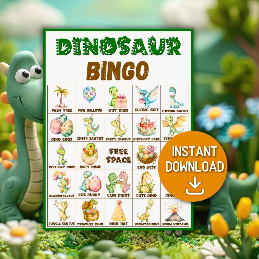 dinosaur bingo cards

