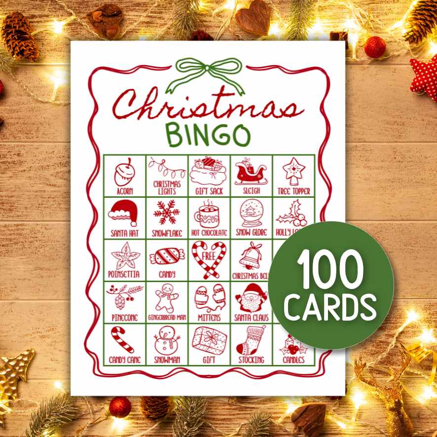 christmas bingo for work