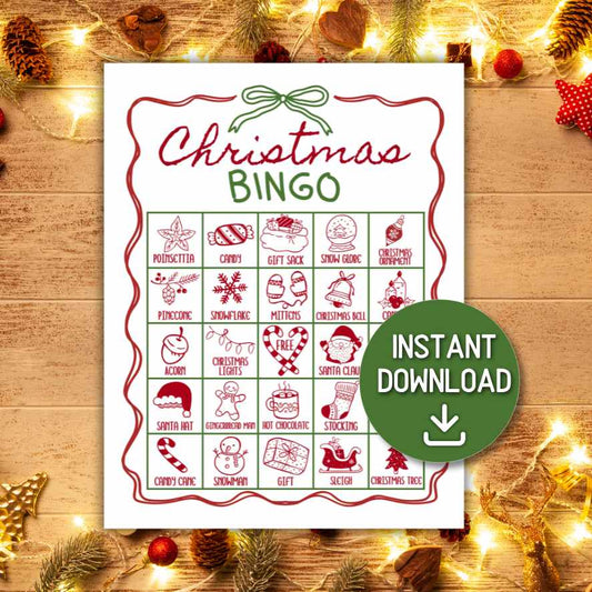 100 christmas bingo cards
