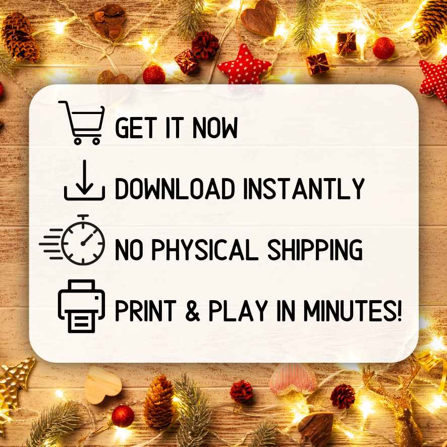 printable christmas bingo sheets