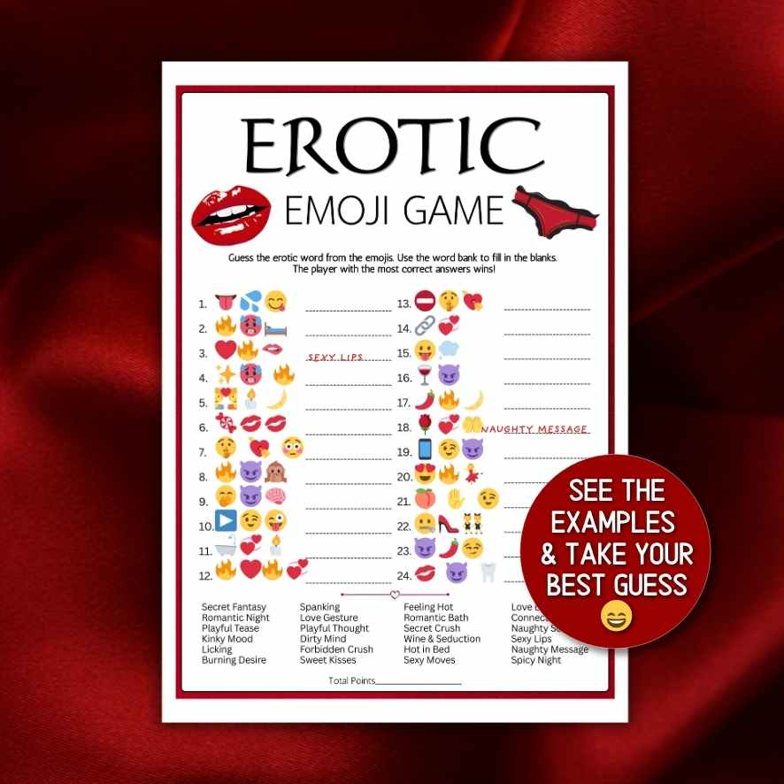 erotic guessing game