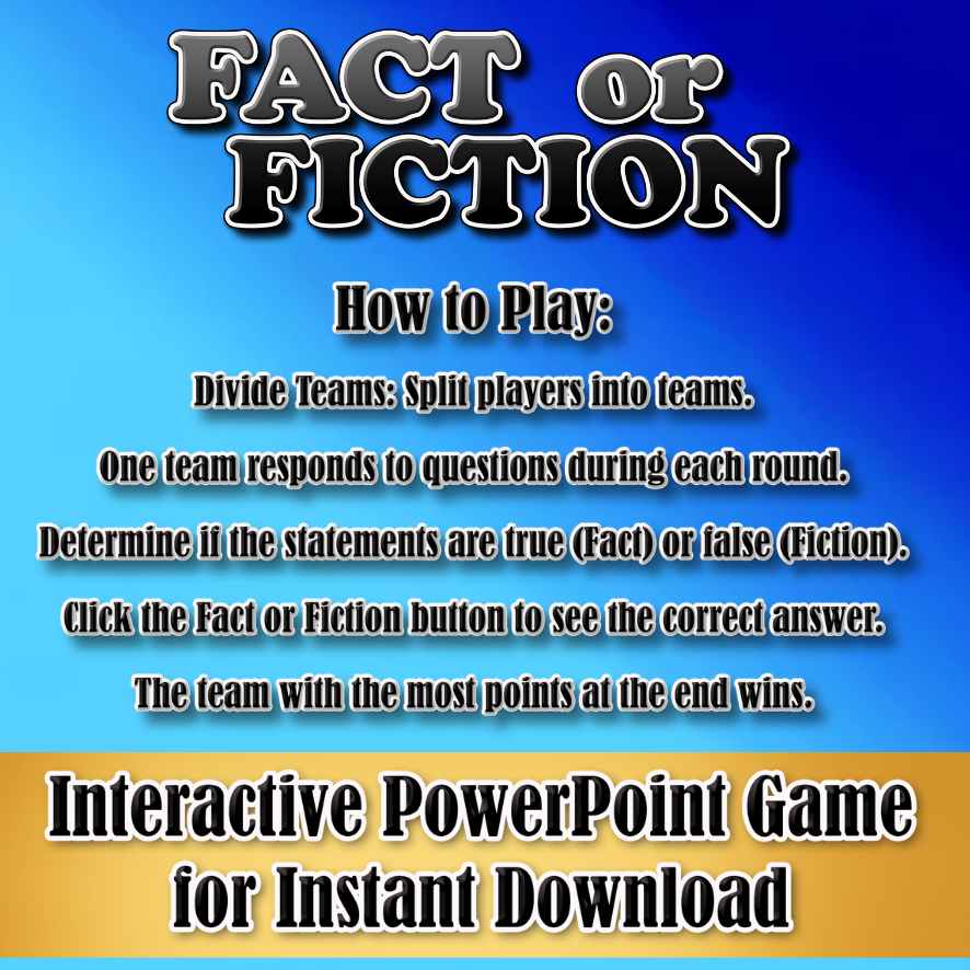 fact or fiction powerpoint