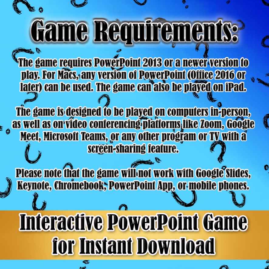 PowerPoint Games templates