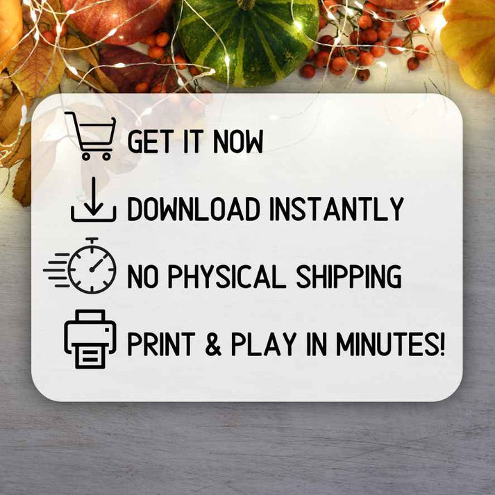 FALL EMOJI PRINTABLE GAME The Game Room
