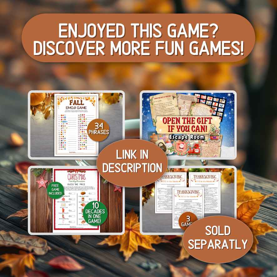 autumn party activities