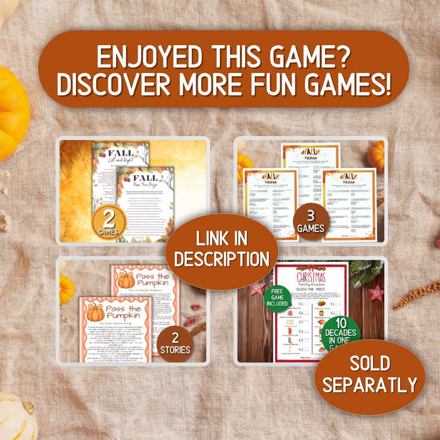 Autumn Party Games