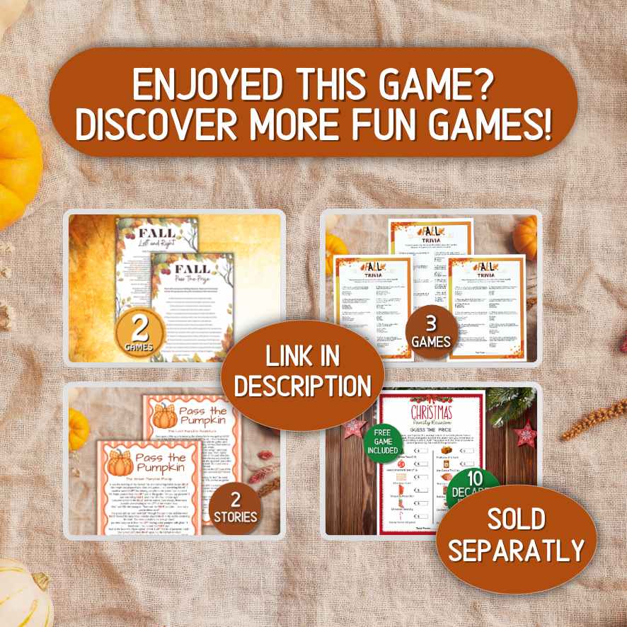 Autumn Party Games