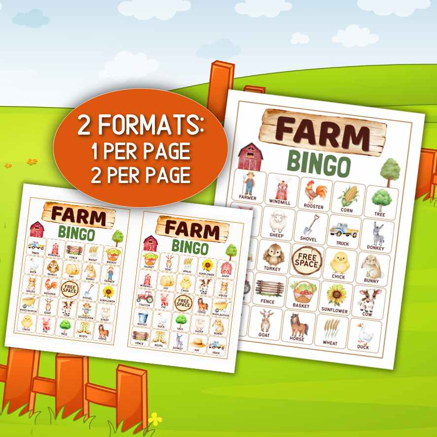 printable bingo for kids