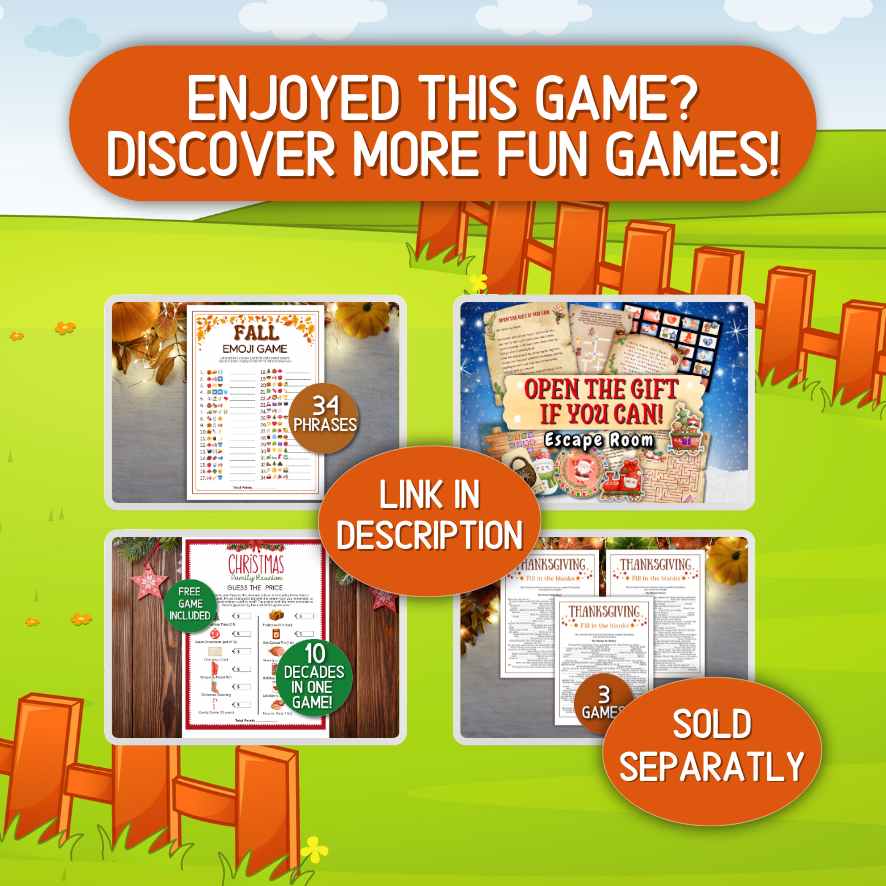 village farm bingo game