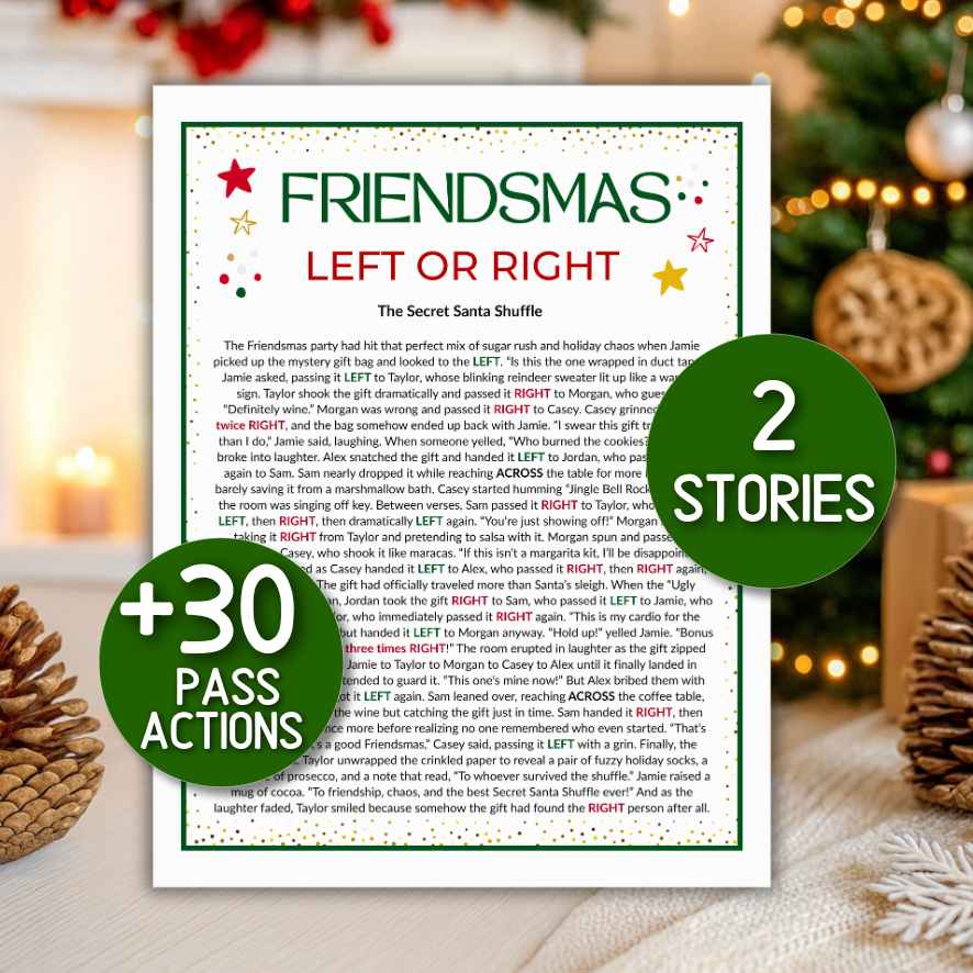 friendsmas left right game