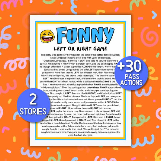 funny left right game
