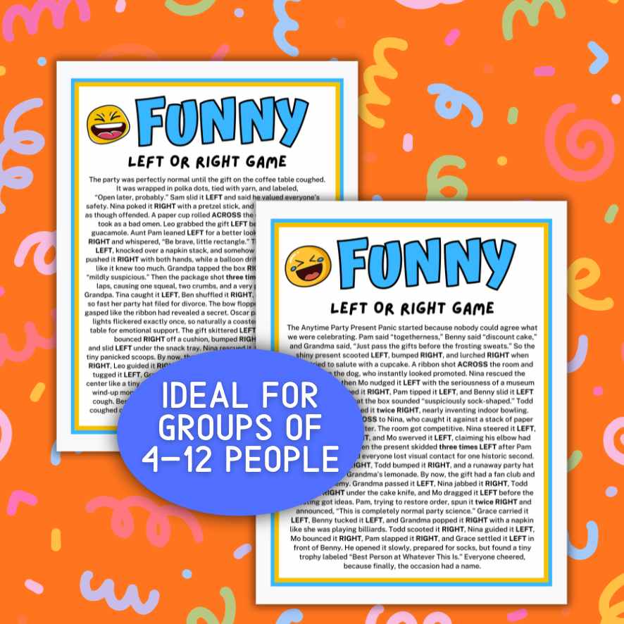 Left Right Story Game

