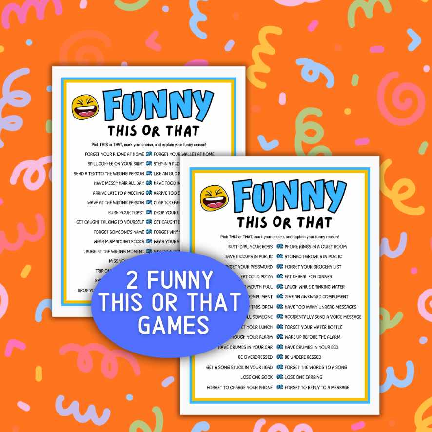 printable this or that questions