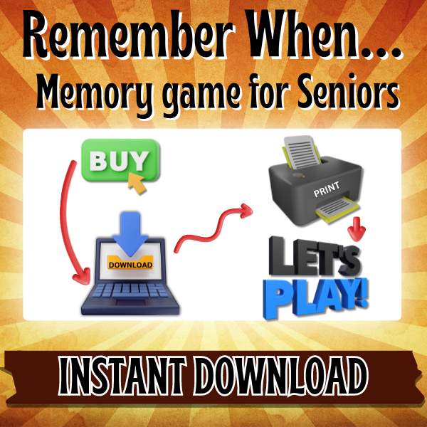 Games for Memory for Seniors Remember When