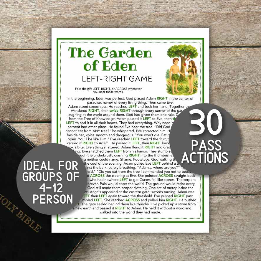 garden of eden left right game