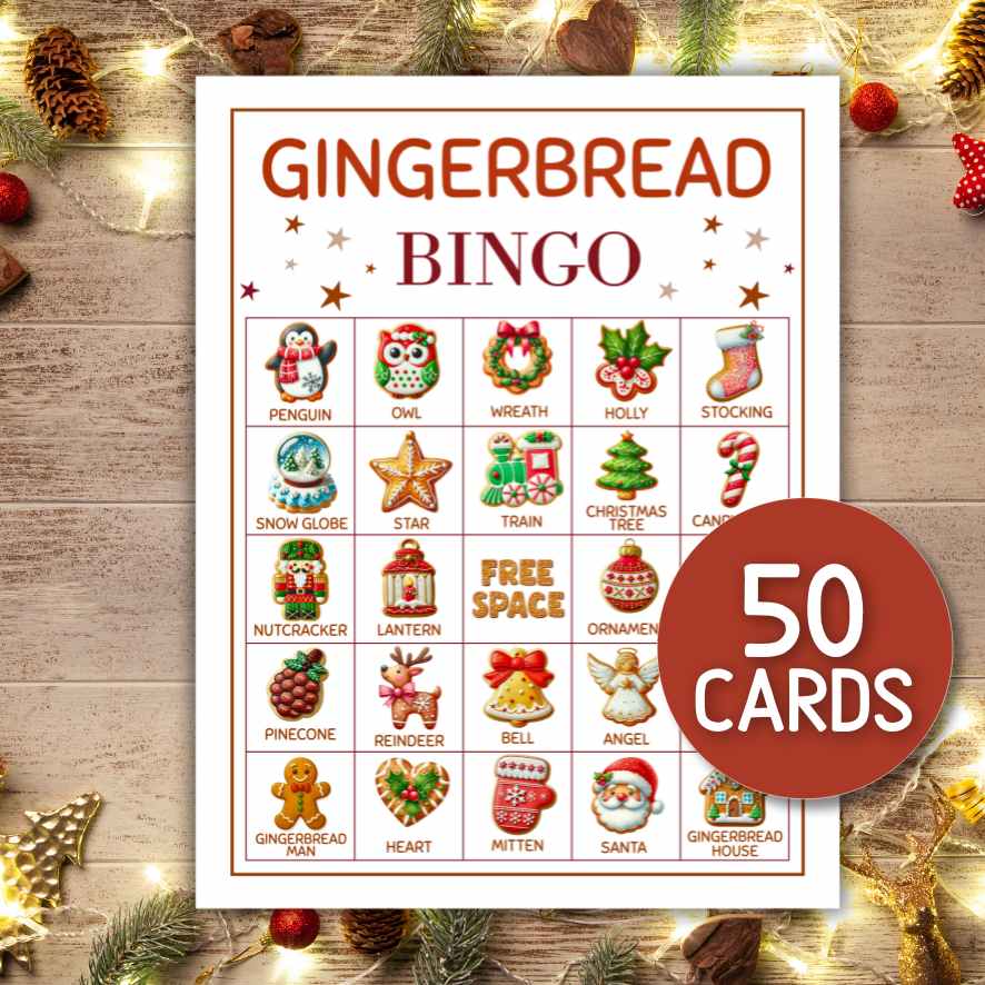 gingerbread bingo game