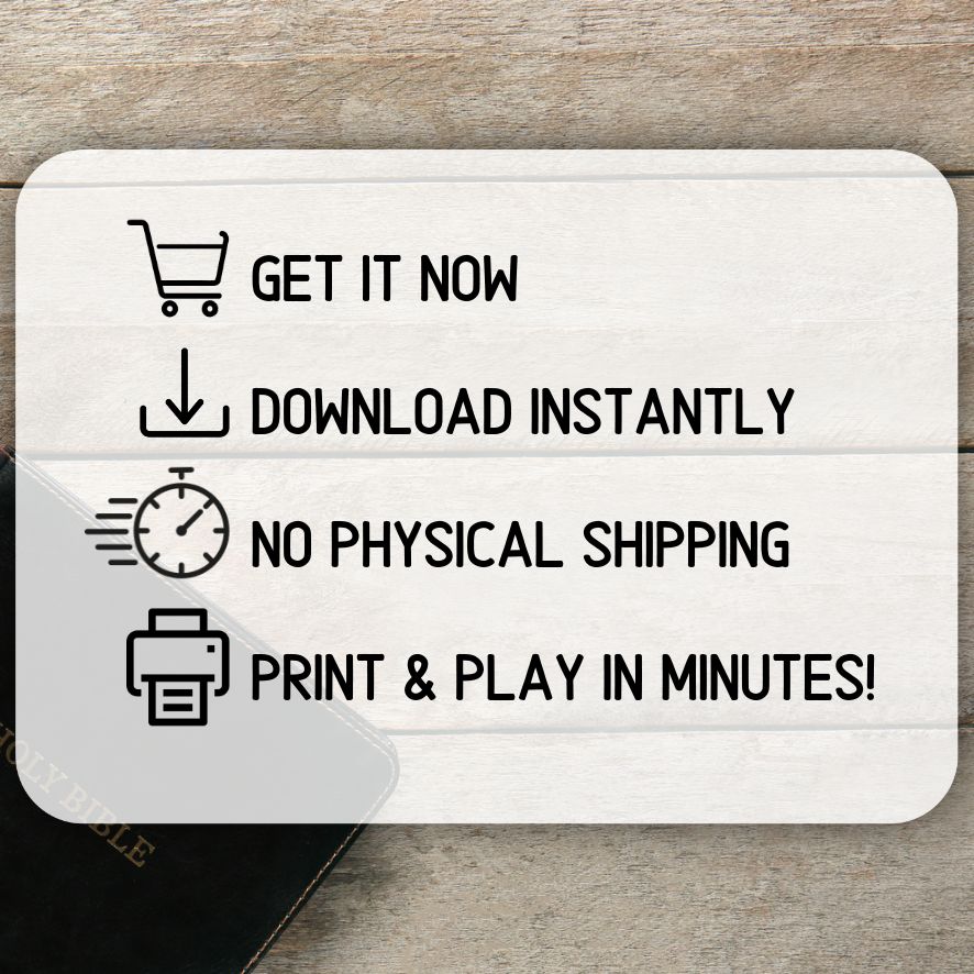 Printable Bible game