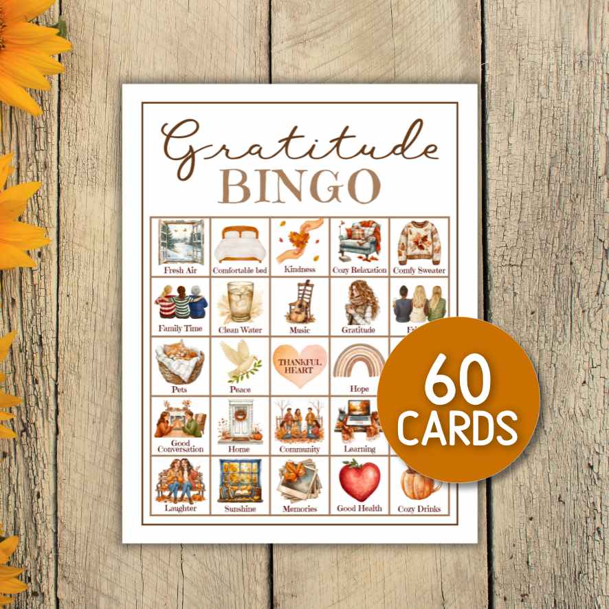 gratitude bingo printable

