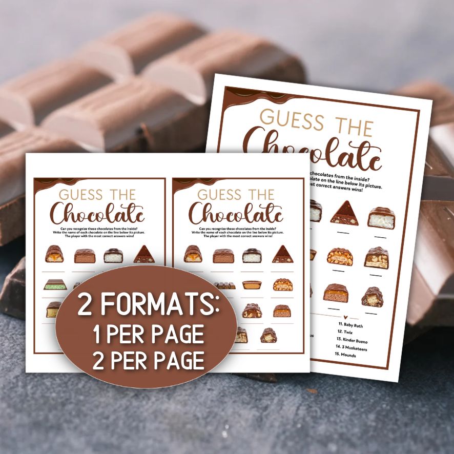 chocolate guessing game