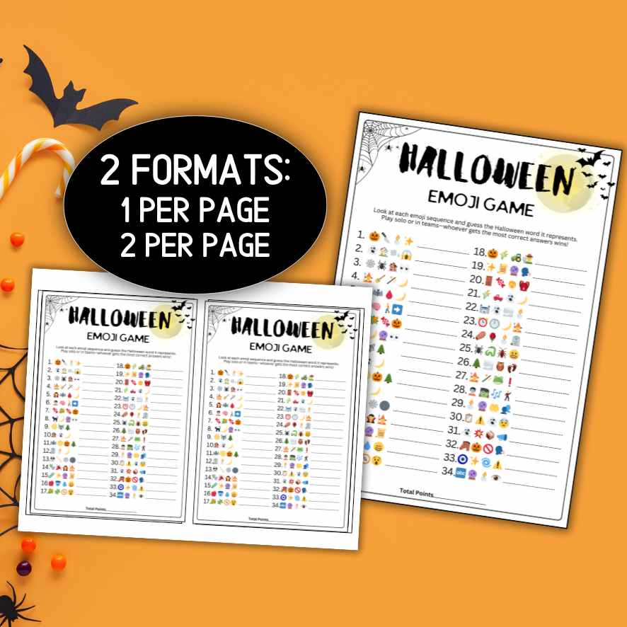 halloween emoji game