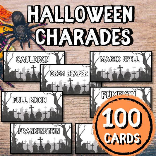 halloween charades printable