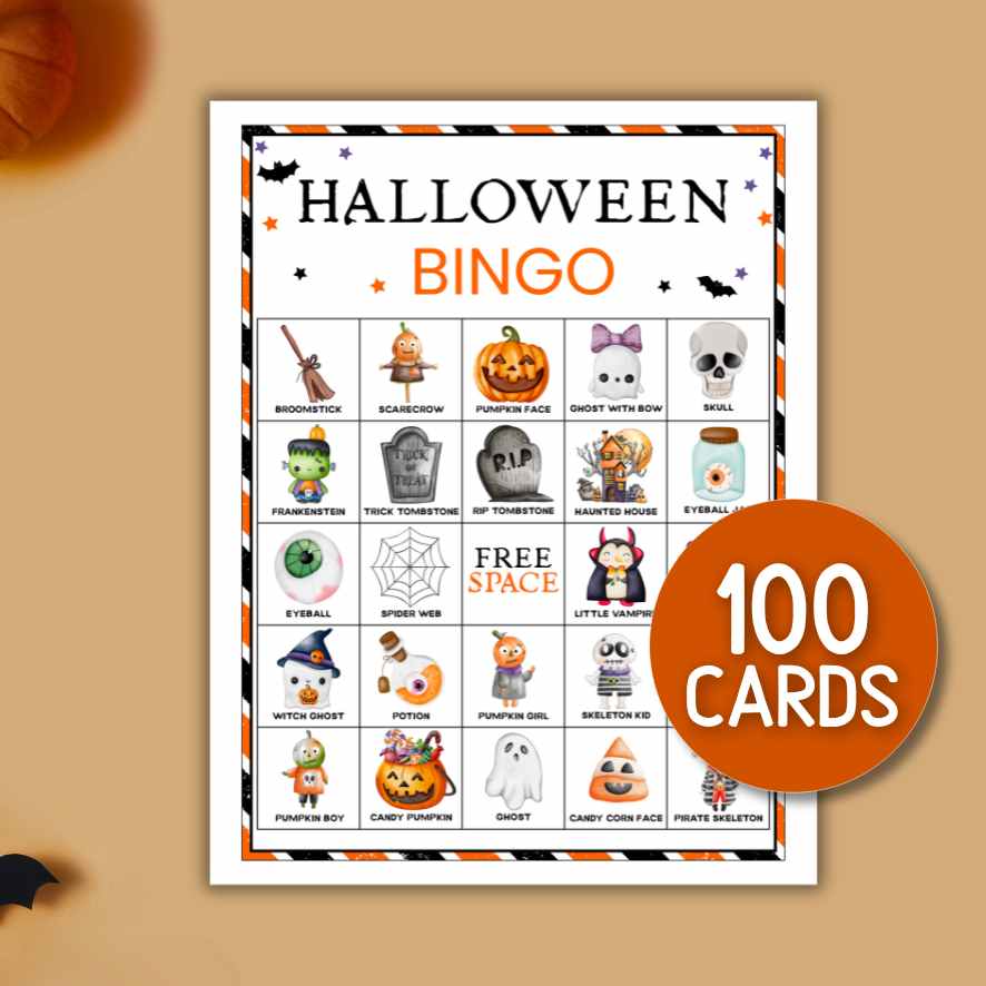 halloween bingo for office