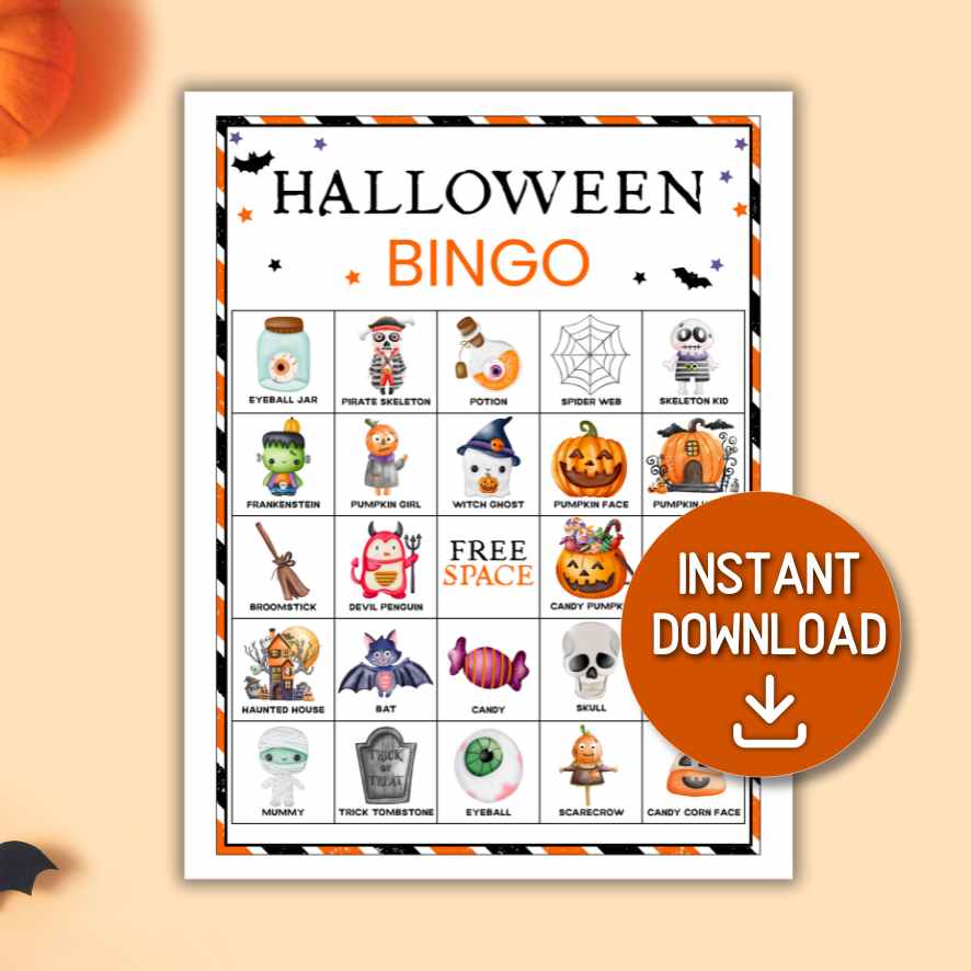 halloween bingo for classroom