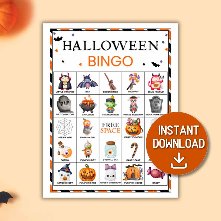 halloween bingo game