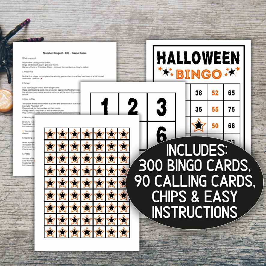 halloween bingo printable