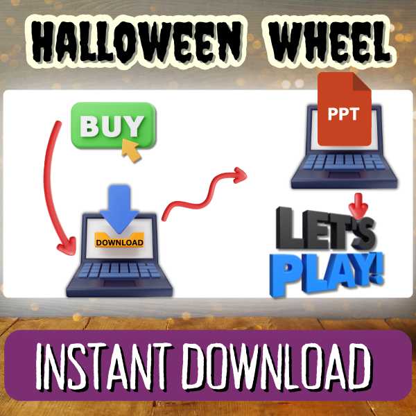 halloween wheel spinner