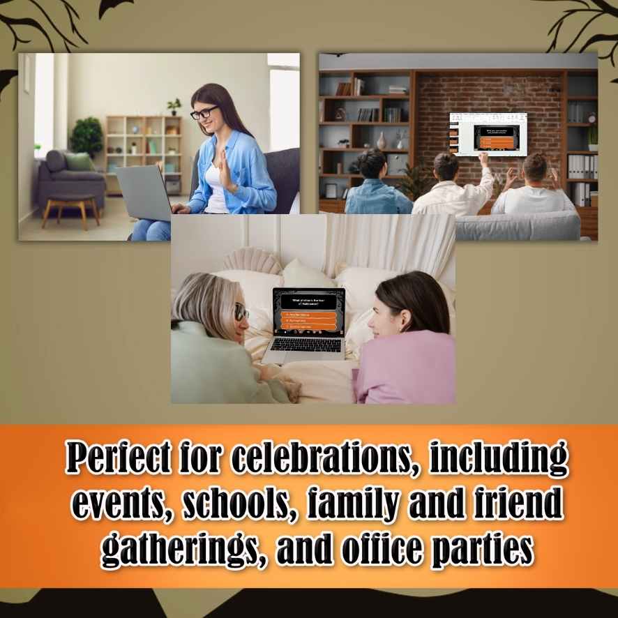 halloween virtual trivia game