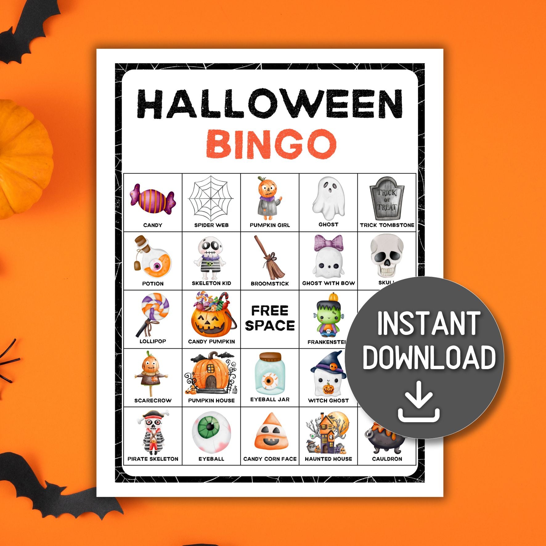 halloween bingo for kids
