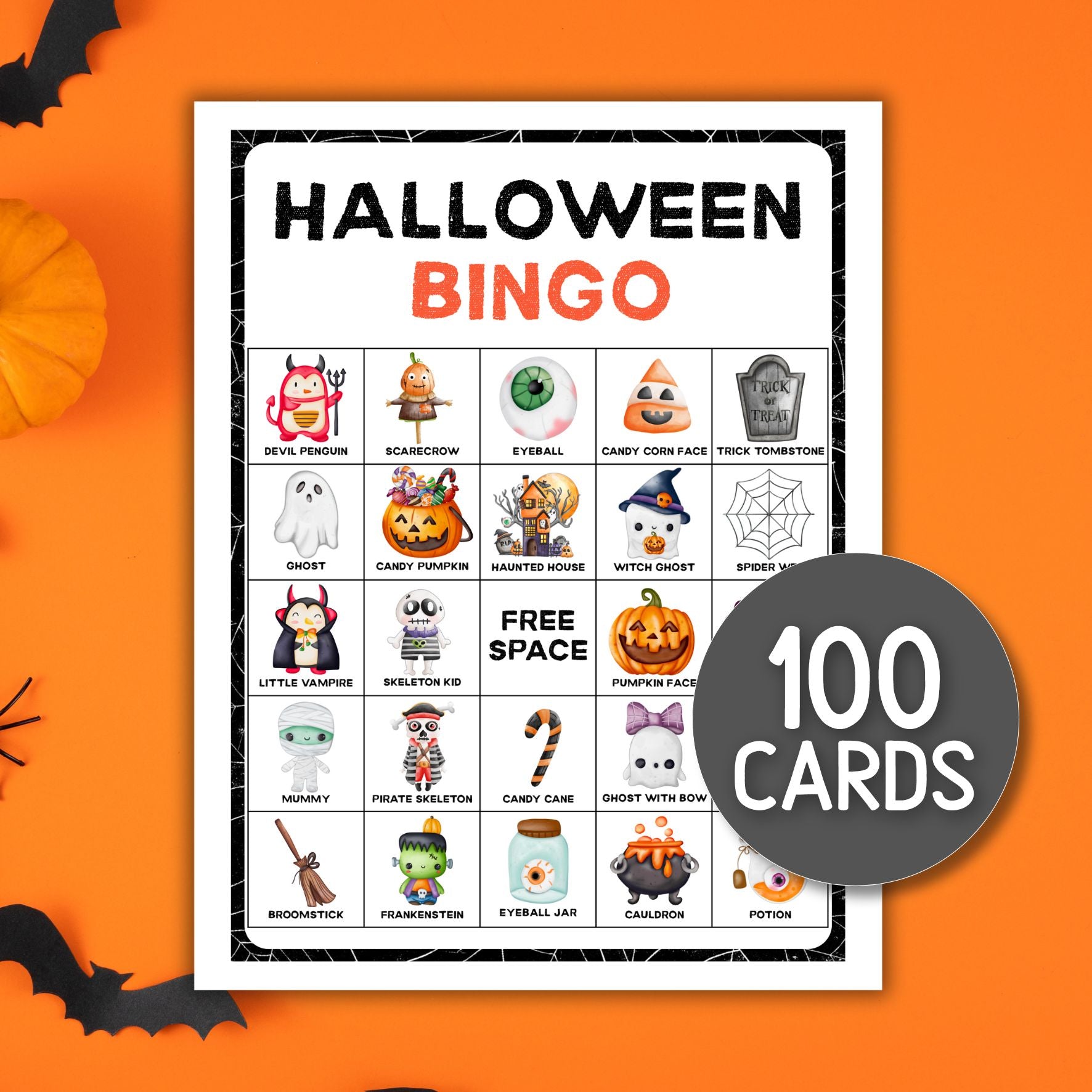 ghost bingo printable