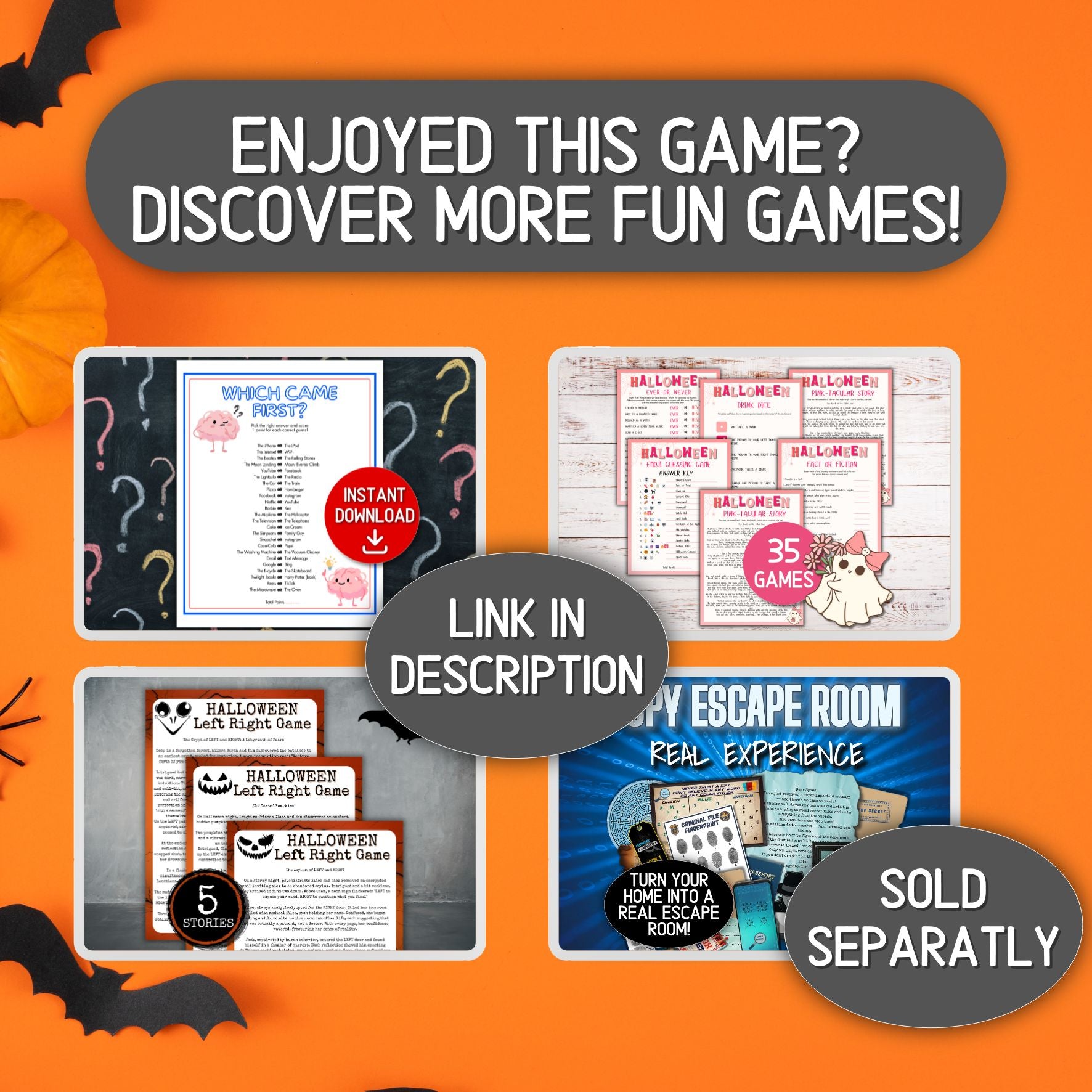 spooky halloween bingo