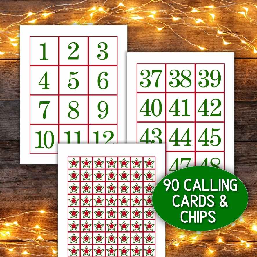holiday bingo for classroom