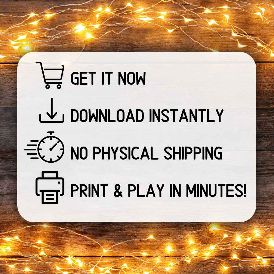 Holiday Bingo Game