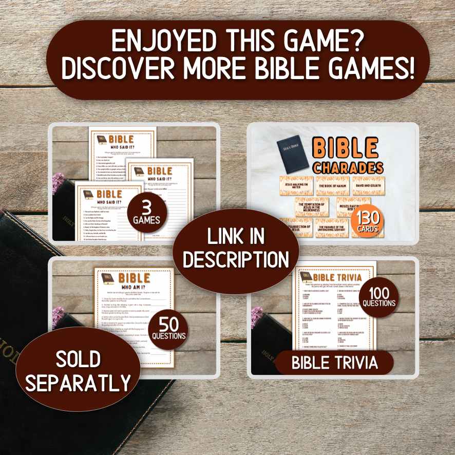 bible games for family night

