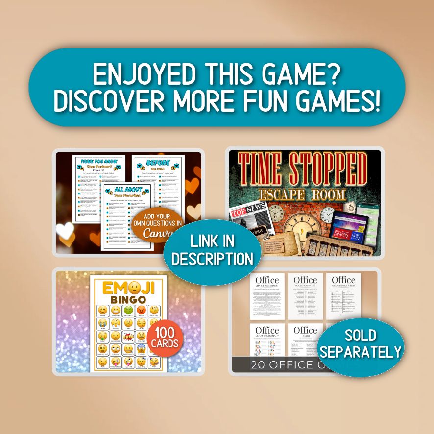 printable party game